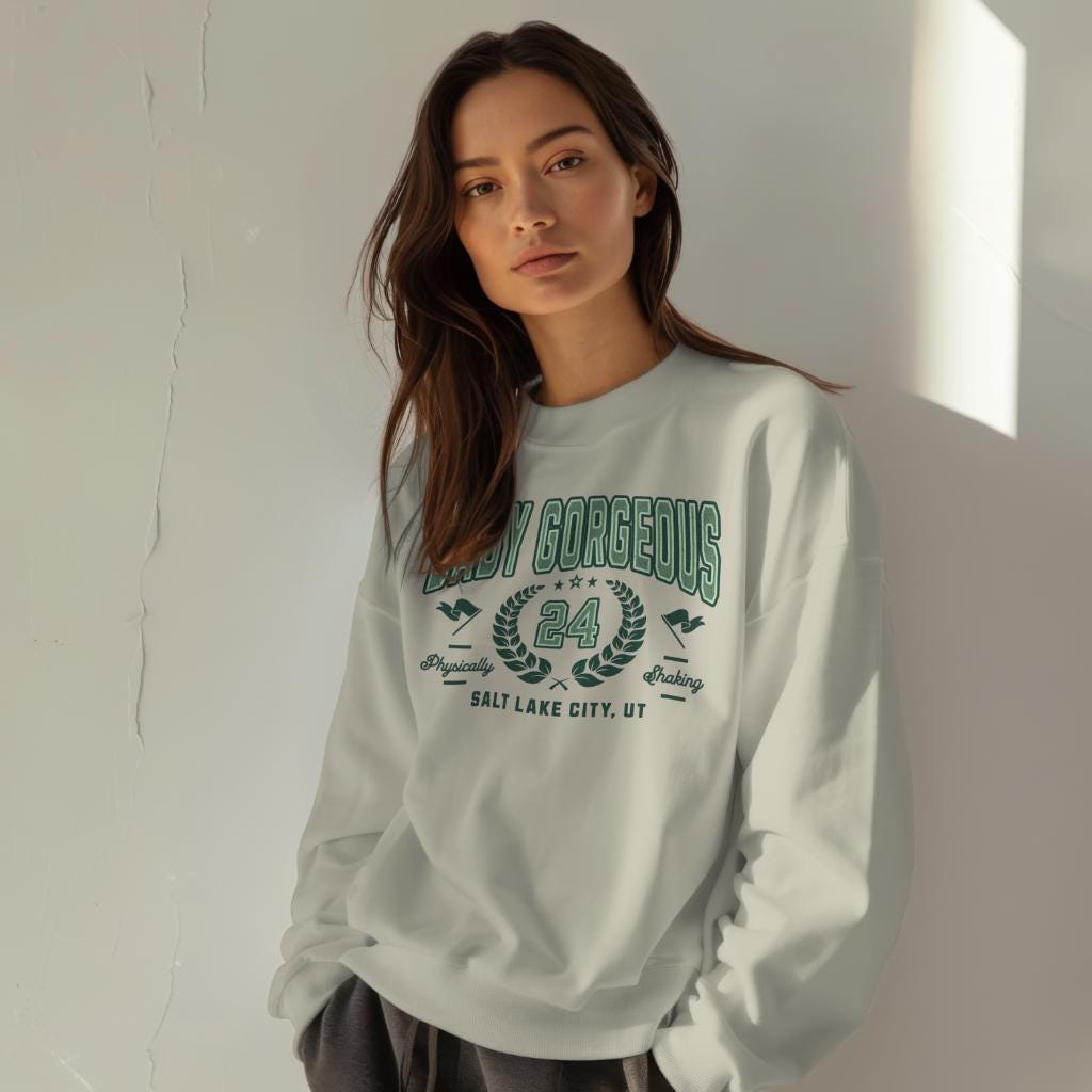 Lisa Barlow Inspired Varsity Logo Crew Neck Sweater | 'baby