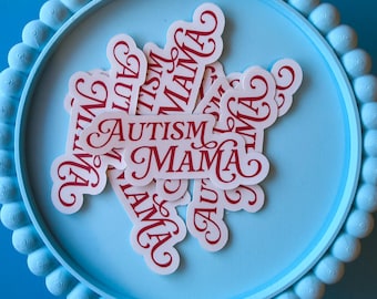 The Autism Mama - Autism Vinyl Sticker