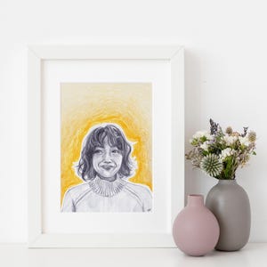 Golden Original Sketchbook Art - Print