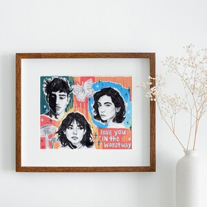 Colorful Original Sketchbook Art - Print