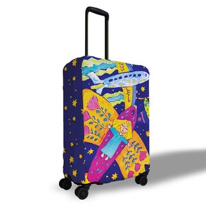 Kuffert Cover Bagage Protector kuffert "Ukrainian Dream" Gave Til Børn Drenge Piger Kvinder Mænd
