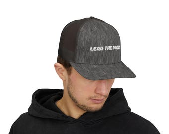 Gorra de camionero inspiradora: gorra snapback "Lead the Pack"
