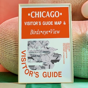 Chicago Poster: Vintage Style Chicago Print, Retro Travel Art (Downloadable)