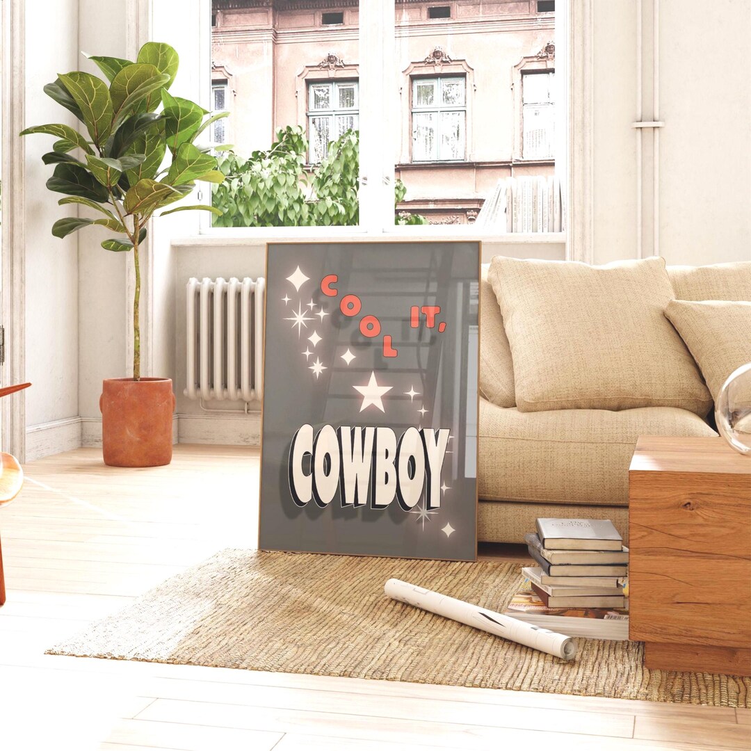 Dallas Cowboys Western Art Print: Dorm Room Decor (digital Download) - Etsy