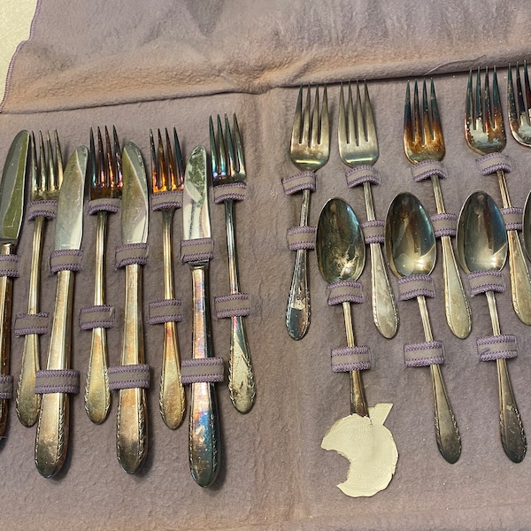 Holmes and Edwards Inlaid Silverware Etsy