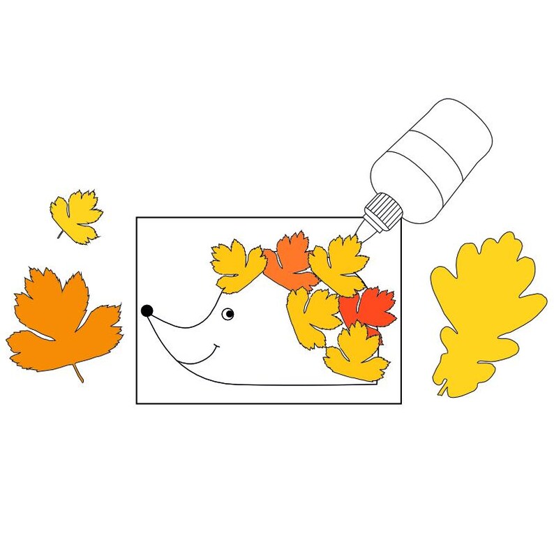 Leaf Animal Craft: Fall DIY Activity, 8 Templates (PDF Pattern) - Etsy