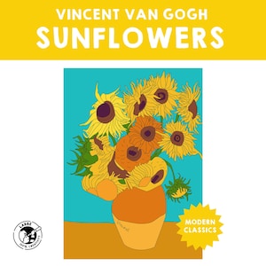 Vincent Van Gogh - Sonnenblumen | DIY Kunst Poster | Van Gogh Art Vorlagen | Modern Classics Art Project
