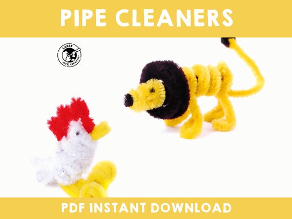 Pipe Cleaner Craft Guide | 15 DIY Projects (PDF Pattern)