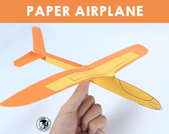 Paper Airplane | Printable Glider Templates | STEM Paper Craft | Aerodynamics Science Activity | Classroom Engineering Project