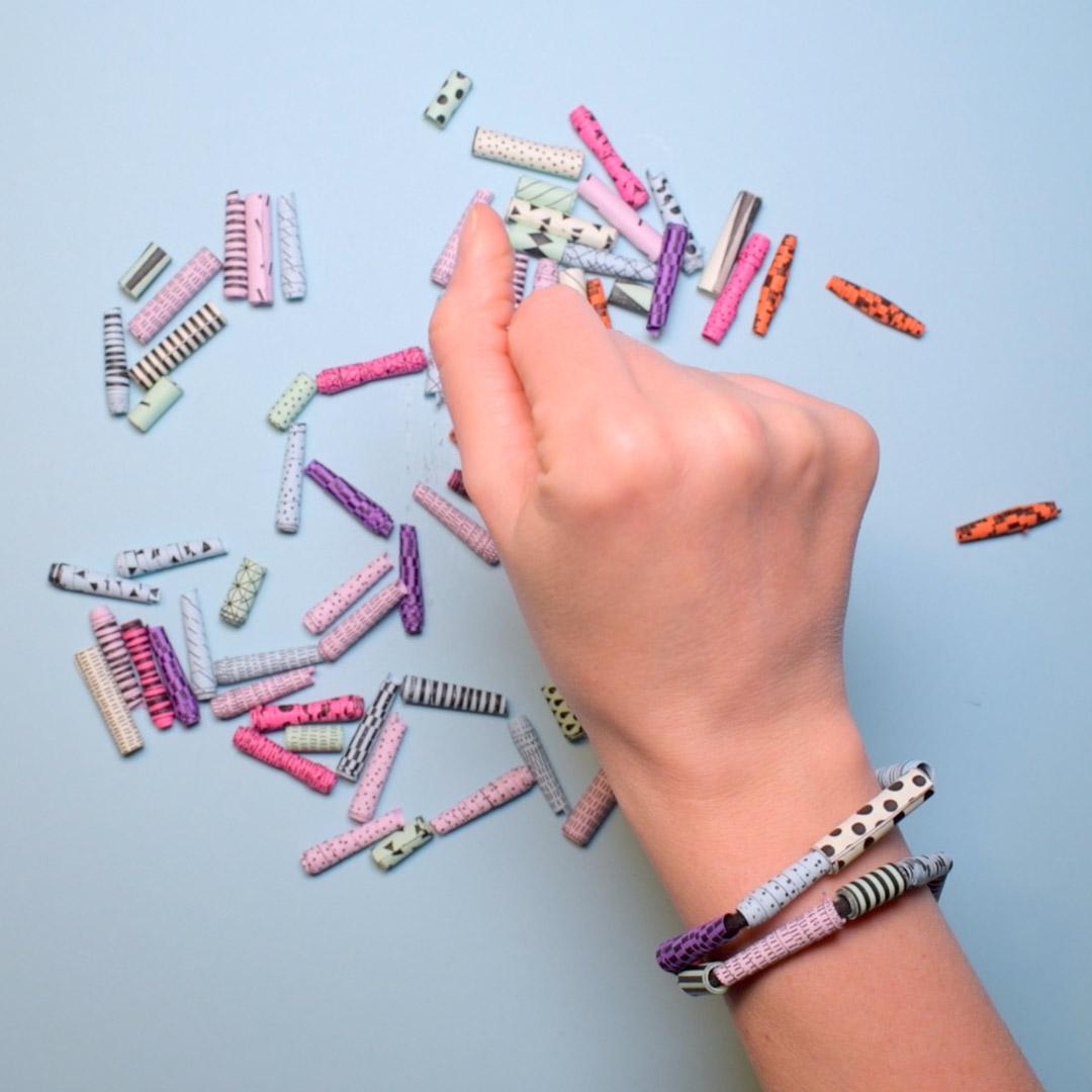 Patterned Craft Diy Patterned Paper Beads: DIY Jewelry Craft Templates (PDF Pattern) - Etsy