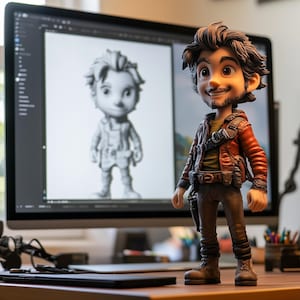 Fantasy Serie: Individuell gefertigte 3D-Miniaturen & Figuren
