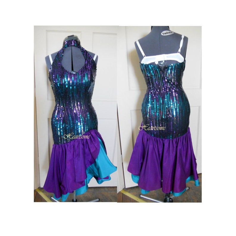 Flashy Purple Dress