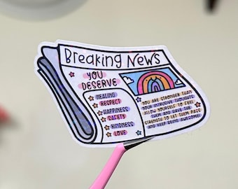 Pegatinas de salud mental de última hora, pegatinas de autocuidado, pegatinas de amor propio, pegatinas de positividad, pegatinas motivacionales, pegatinas inspiradoras