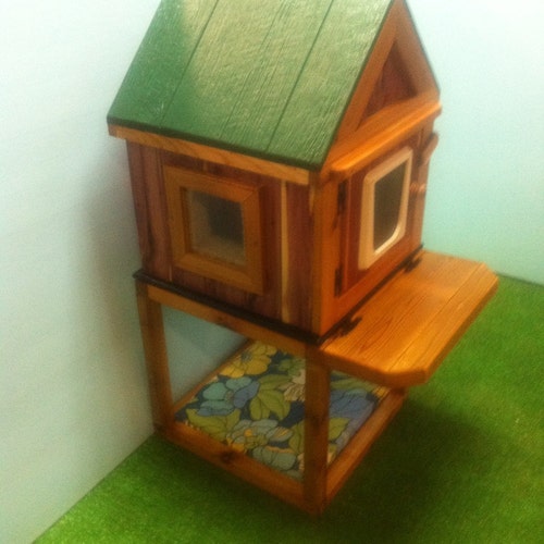 ULTIMATE Heated FERAL Cat Shelter House Bed Condo Bed Etsy