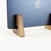 Handmade Wood Laptop Stand: Vertical Storage, Walnut or Oak - Etsy