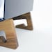 Handmade Wood Laptop Stand: Vertical Storage, Walnut or Oak - Etsy