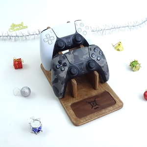 Controller Holder - Personalized Controller Stand and Charging Station Gaming Controllers - Gift For Gamer - Gift For Him- Unique Gift