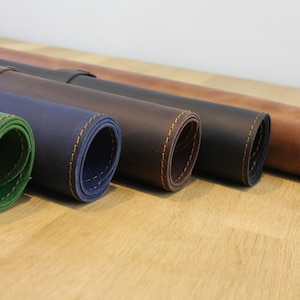 Custom Leather Desk Mat – Personalized Desk Pad – Large Office Mat – Handmade Desk Protector- Father&#39;s Day Gift