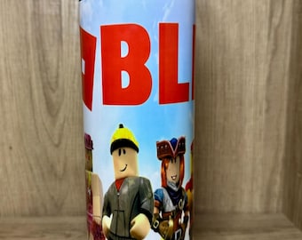 Custom Roblox Gamer Kids Water Bottle - 20 oz Stainless Steel Tumbler