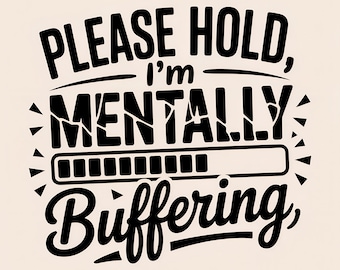 SVG de "Recarga Mental" – Diseño divertido sobre salud mental (Descarga digital)