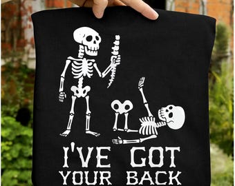 Funny Skeleton Spine SVG – Halloween Shirt Design (Digital File)