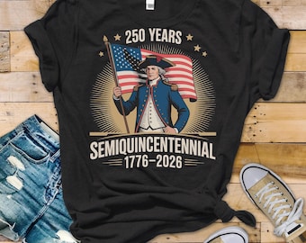 USA 250 Years PNG | 1776-2026 Semiquincentennial Patriotic PNG| America 250th Anniversary Gift | July 4th 2026 George Washington dsign