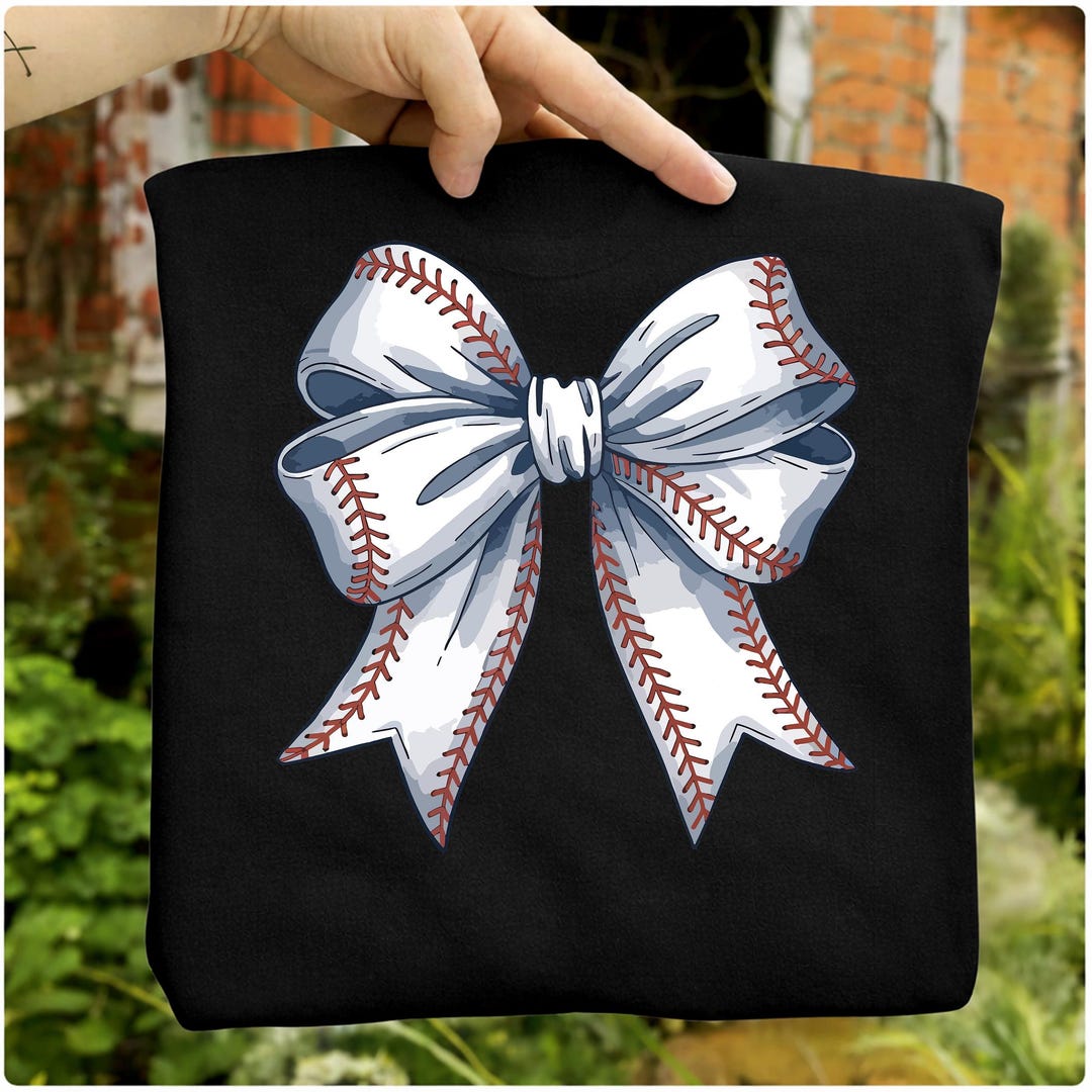Baseball Bow SVG PNG | Softball Stitch Hair Bow Clipart | Sports Mom ...