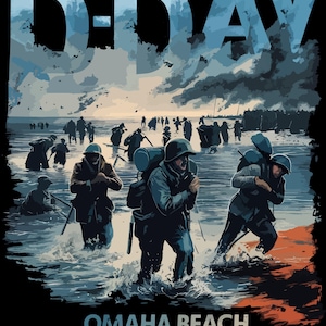 Omaha Beach D-Day 81 st Anniversary Honor History PNG SVG