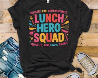 Mittagessen Helden Squad SVG PNG | Design für die Wertschätzung des Schulcafeteria-Personals