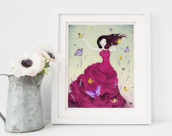 Mariposa - Deluxe Edition Print - Whimsical Art
