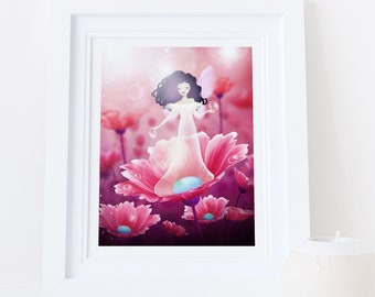 Dew Fairy - Deluxe Edition Print - Whimsical Art