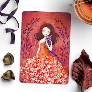 Renard Violet - Carte Postale