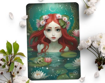 Ondine - Illustrated Postcard - Esotericism Art - Fairytale - Mythology Art