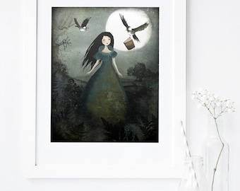 Little Messengers - Deluxe Edition Print - Whimsical Art