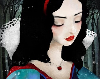 Snow White - Deluxe Edition Print - Whimsical Art