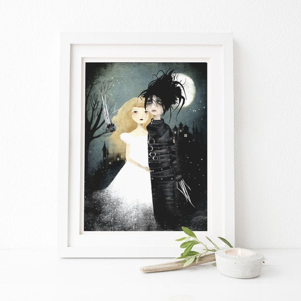 Edward Scissorhands 78/100 - Deluxe Edition Print - Whimsical Art