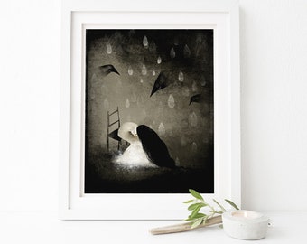 This Glorious Sadness - Deluxe Edition Print - Whimsical Art