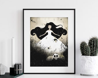 Out of the Shadows 9/50 - Deluxe Edition Print - Whimsical Art