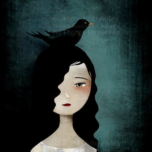 Blackbird Deluxe Edition Print Whimsical Art image 2