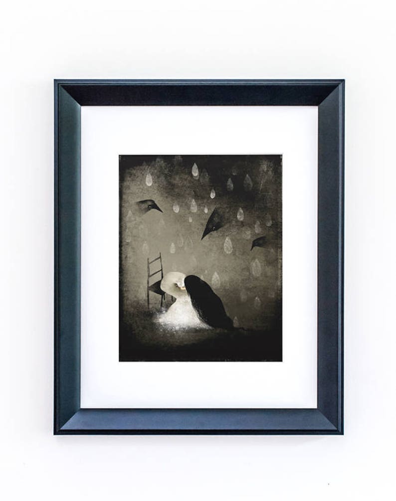 This Glorious Sadness Open Edition Print Whimsical Art image 2