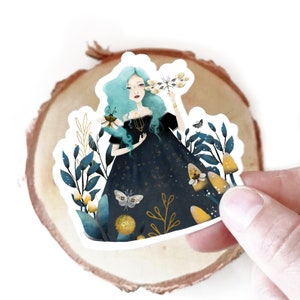 Midnight Witch - Vinyl Sticker - Esotericism - Witchery