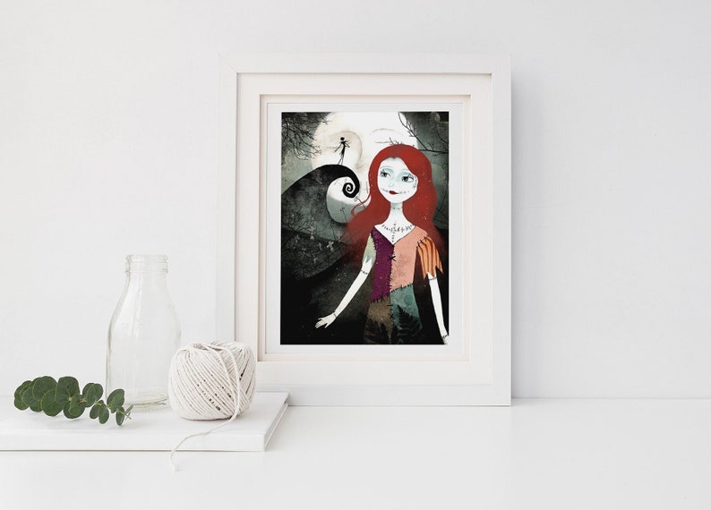 A Nightmare Before Christmas 53/100 Deluxe Edition Print Whimsical Art image 1