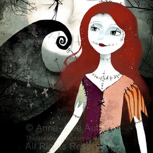 A Nightmare Before Christmas 53/100 Deluxe Edition Print Whimsical Art image 2