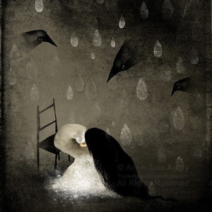 This Glorious Sadness Open Edition Print Whimsical Art image 1