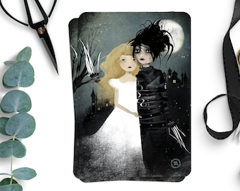 Edward Scissorhands - Tim Burton - geïllustreerde ansichtkaart