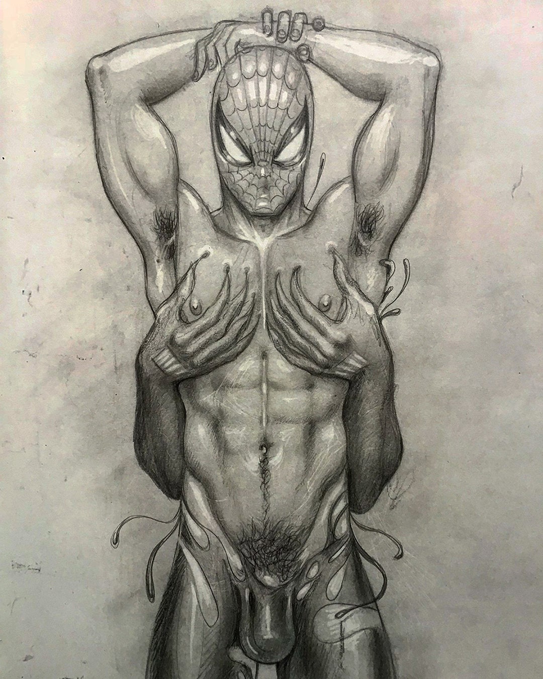 Sexy Spider-man, Amazing Spiderman, Print, Poster, Gay, Queer, Naked,  Venom, Miles Morales, Nude, Janet Jackson, Queer Goth, Rolling Stone - Etsy