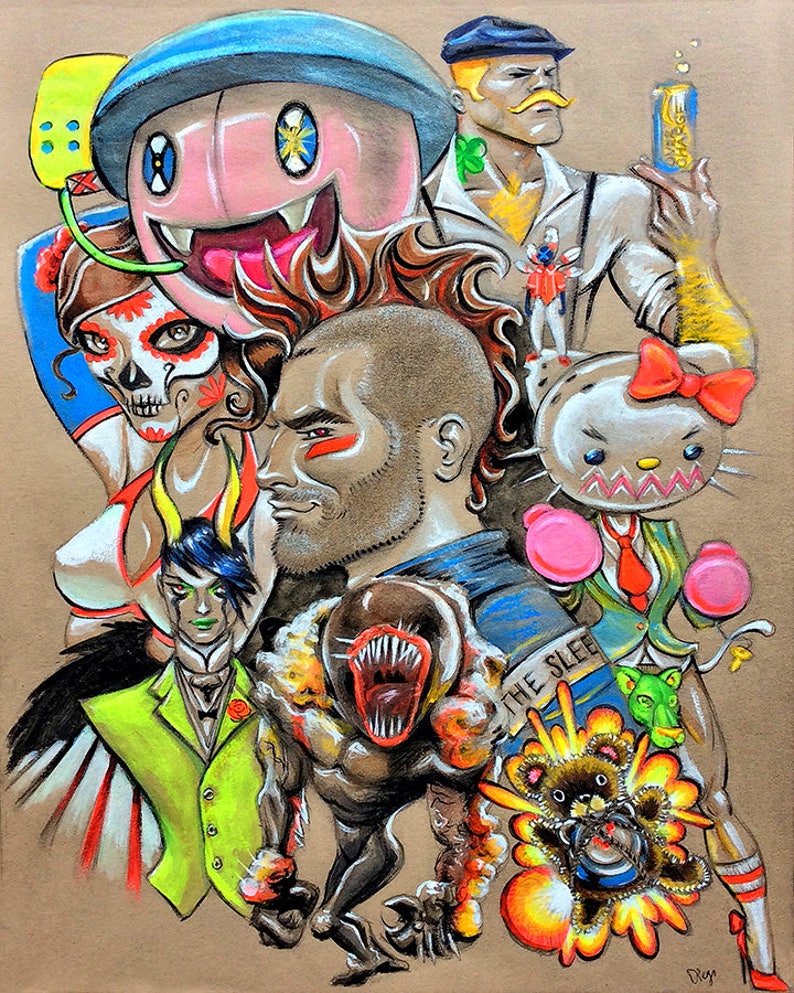 Sunset Overdrive PRINT, poster, Insomniac, xbox, video game, gamer, gaymers image 1