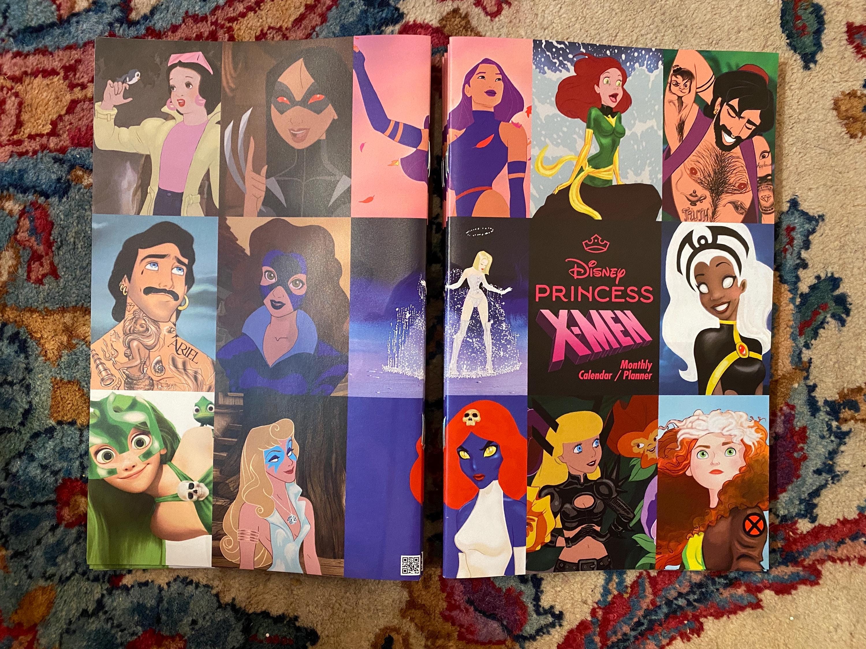 ディズニープリンセス X-MEN 日付なしカレンダー / 手帳、バズフィード