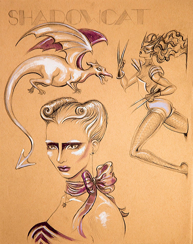 Shadowcat X Men Excalibur Marauders Kate Kitty Pryde Lockheed Etsy