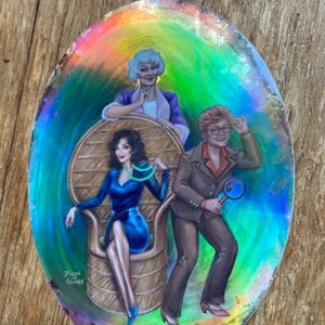 Sticker Golden Girls Murder She Wrote Designing Women Dorothy Zbornak Jessica Fletcher Julia Sugarbaker BeaArthur DixieCarter AngelaLansbury